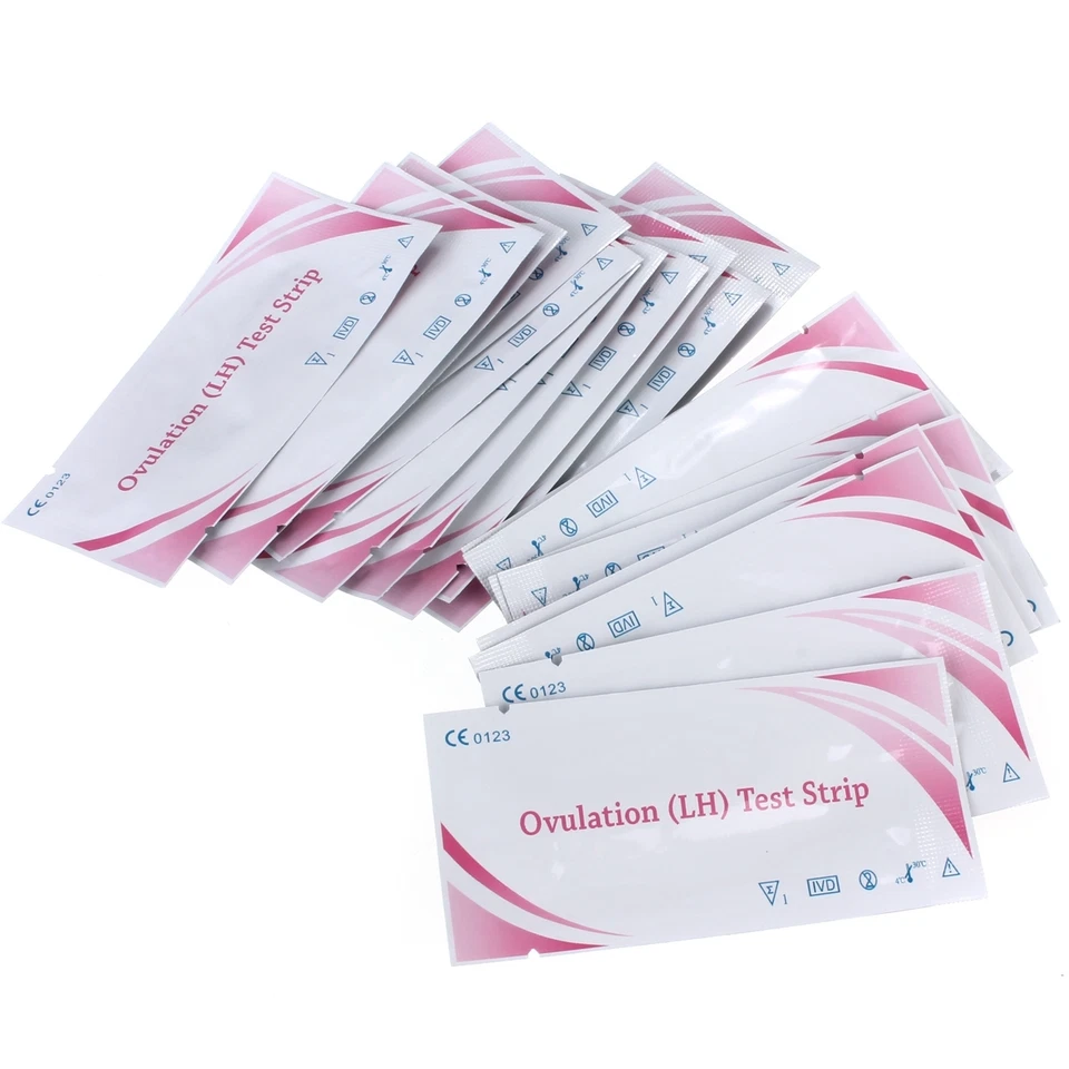 60 Ovulation Fertility Predictor + 20 Early Pregnancy Test Strips Home Private - Image 2 of 4