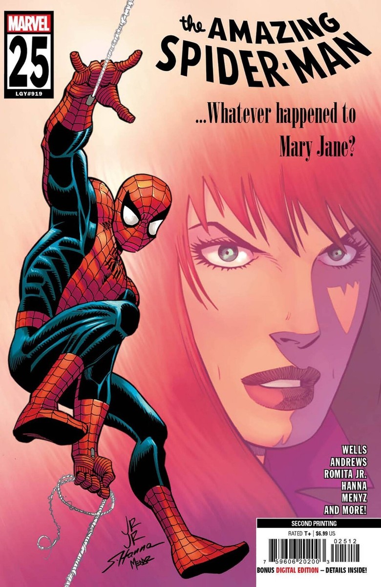 AMAZING SPIDERMAN 25 2nd PRINT VARIANT NM JOHN ROMITA vol 6