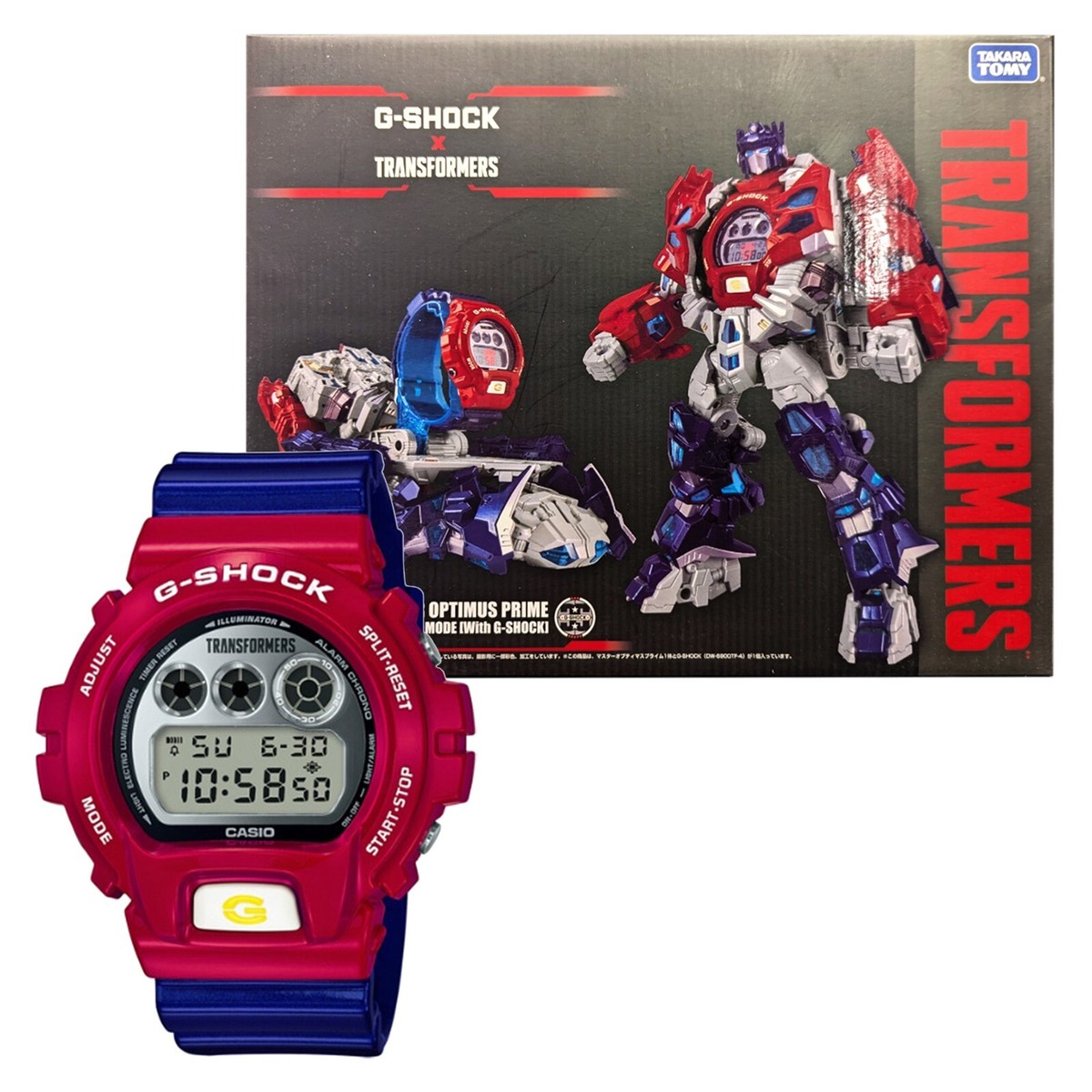 G-SHOCK TRANSFORMERS 35th MASTER OPTIMUS PRIME RESONANT MODE Watch
