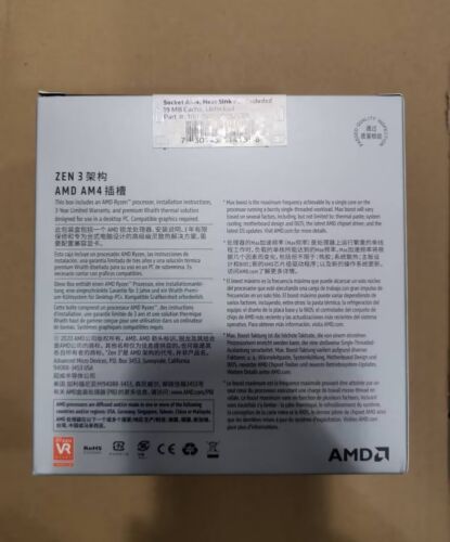 *NEW*AMD Ryzen 5 5500 6 Core AM4 CPU Twelve-Thread 3.6GHz Processor 65W R5 5500 - Picture 3 of 4
