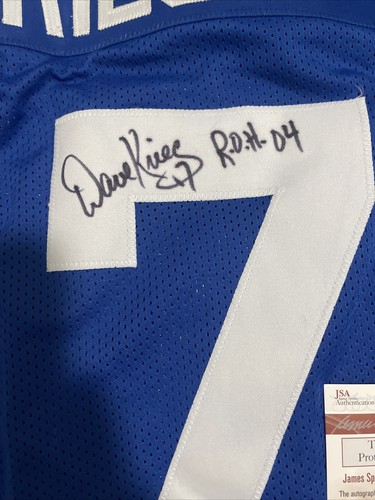 Camiseta deportiva firmada por Davekrieg Seattle Seahawks certificado de autenticidad JSA testigo insr roh 04 - Imagen 2 de 4