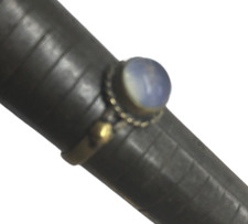 Vintage Moonstone Ring Size 7 Artisan Handmade