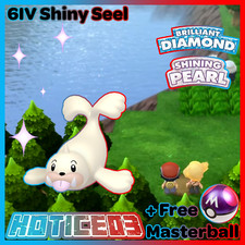 6IV Shiny Seel Pokemon Brilliant Diamond Shining Pearl