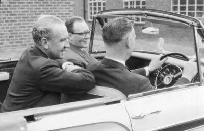 Ernest Marples British Minister Transport Visits Ministrys School Dri 1962 PHOTO