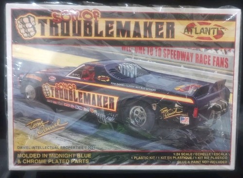 Son of Trouble Maker El Camino Funny car Plastic Model kit Tom Daniel-Open Box
