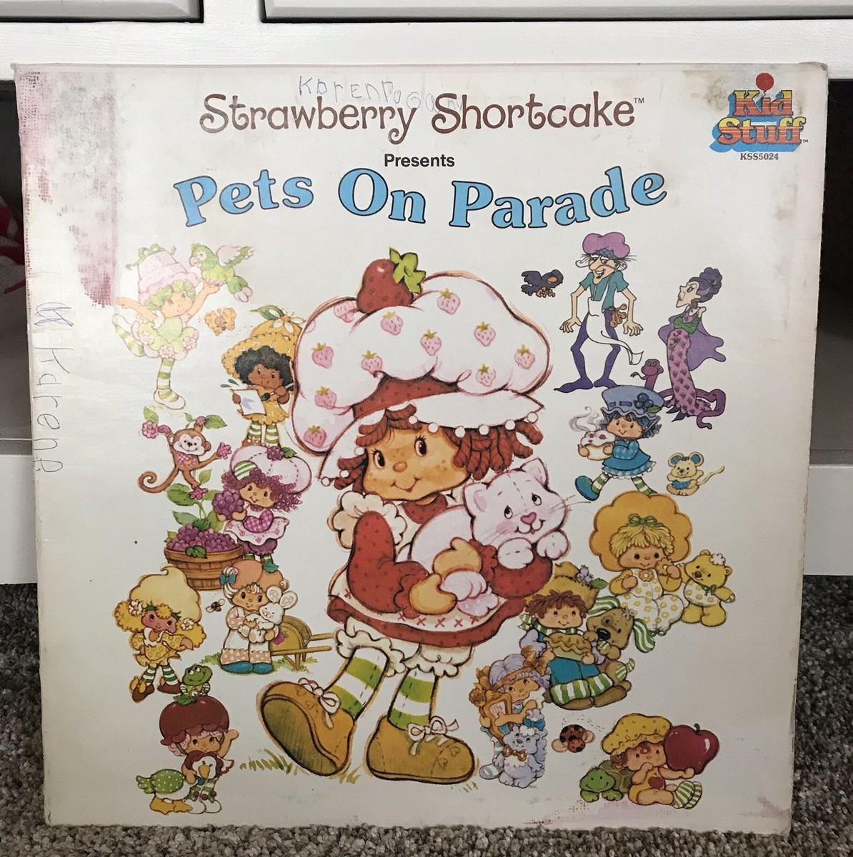 Strawberry Shortcake Pets On Parade Vinyl Record 1982 | eBay