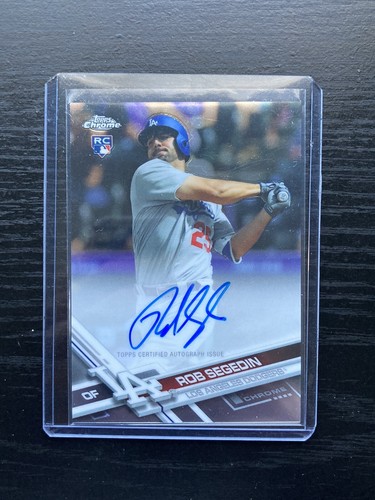 2017 Topps Chrome Rob Segedin Rookie Auto Autograph RC Dodgers RA-RD