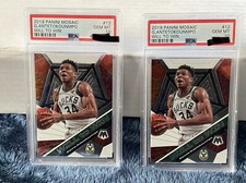 Giannis Antetokounmpo PSA 10 gem MINT WILL TO WIN 2019 Panini Mosaic