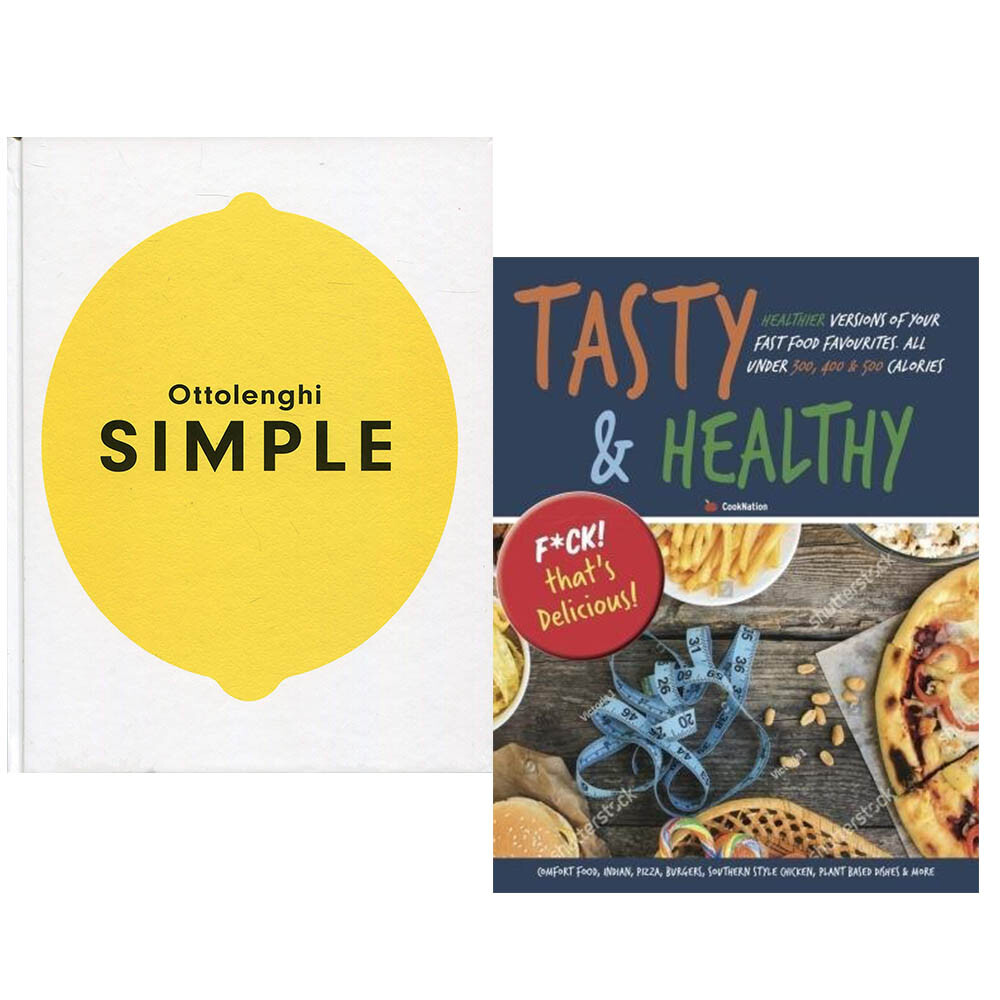 Ottolenghi SIMPLE,Tasty & Healthy Healthier Versions Of Your 2 Books Collection