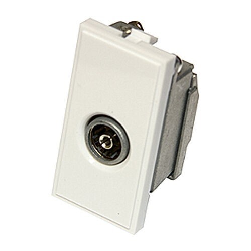 Triax Single IEC Female Euro Insert Module White 304250 x 2