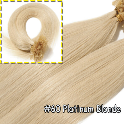 1g/0.5g Remy Human Hair Extensions 100S Pre Bonded Nail Keratin U Tip Glue LCY