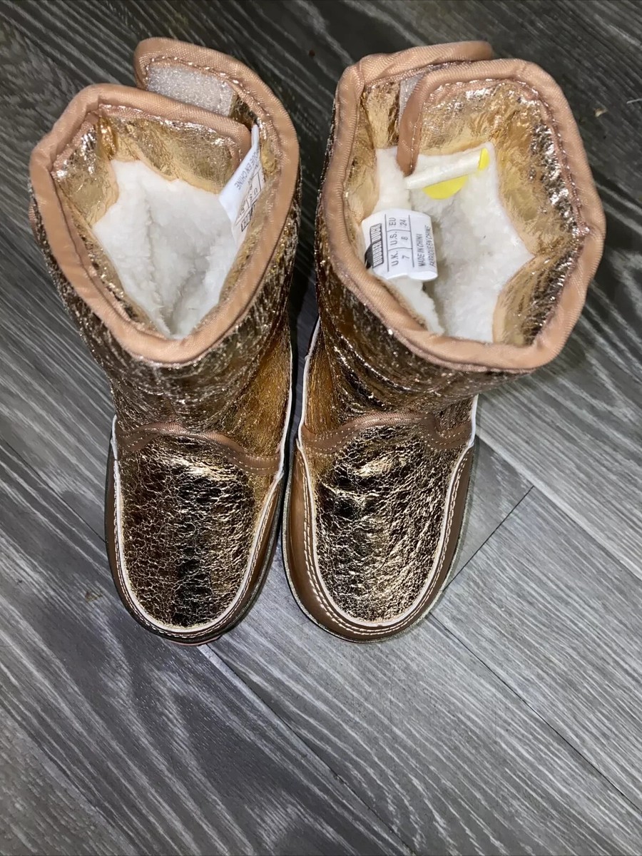 Rubber Duck Snow Joggers Snow Boots Gold New Size Infants EU