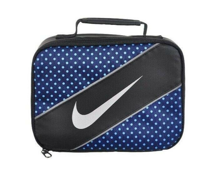 NWT New Nike Swoosh Insulated Lunch Box in Black/Blue Void | eBay