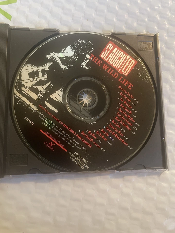 Slaughter The Wild Life (1992, Chrysalis Records) Buy 2 Get 1 Free Foto 3 de 4