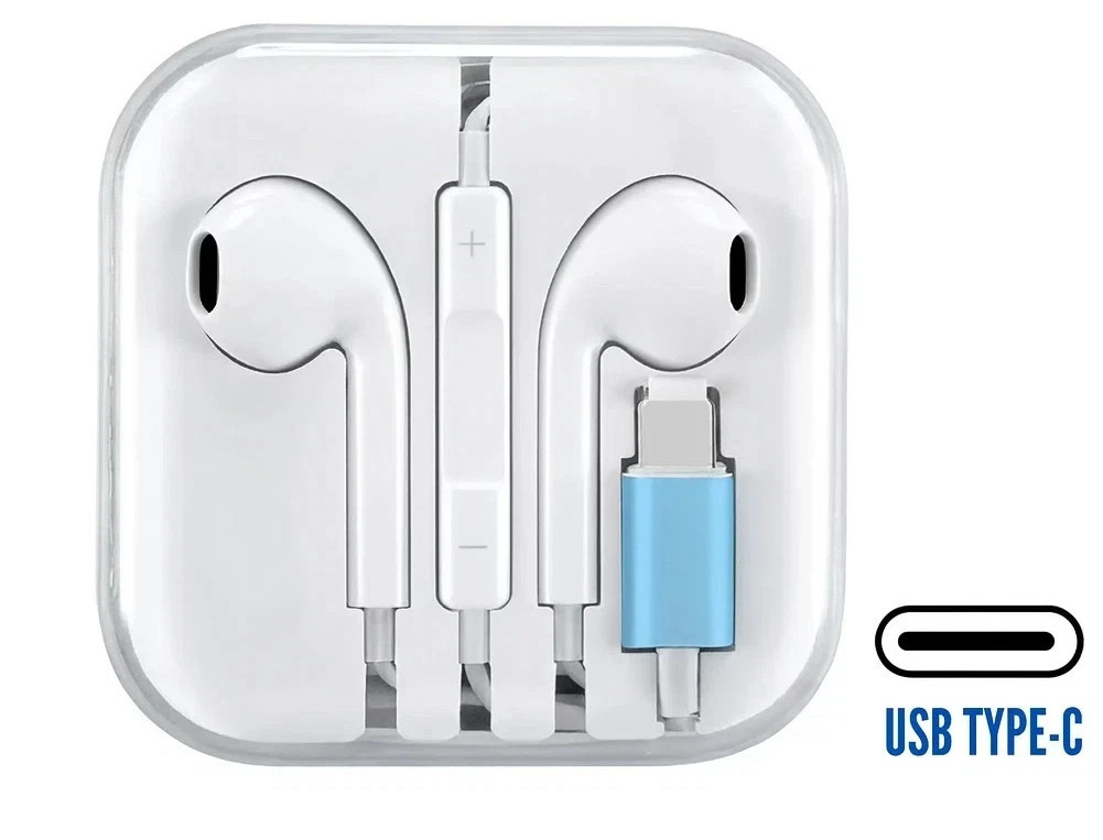 LOT Wired Earbuds USB-C /8-Pin / 3.5mm Headphones Mic Fit iPhone Android Phones