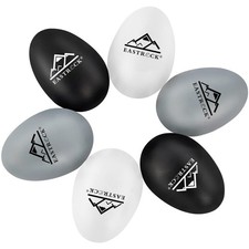 EastRock Egg Shakers Set 6 PCS Hand Percussion Shakers Musical Maracas Percus...