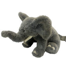 Toys R Us Animal Alley 2000 Plush Large Elephant Stuffed Animal Floppy Grey 20"