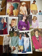 10 Knitting Patterns Ladies Sweaters Cardigans Bolero Tops in DK Sirdar Patons