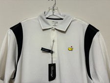 New MASTERS TECH Golf Polo Shirt Men XL Player's Cut Augusta National Tournament