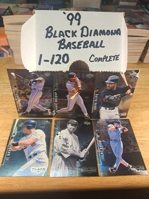 1999 UD Black Diamond Baseball COMPLETE SET 1-120 W/ Diamond Debuts