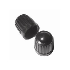 Image of Pearl Consumables Car Dust Caps - Black - Pack Of 100 - PTA135