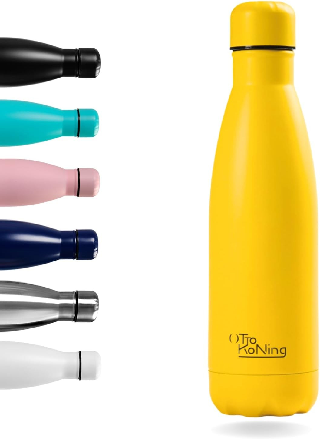 Botella de agua acero Inoxidable doble aislamiento 500ml (12H Caliente y 24H Frí