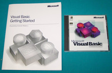 Microsoft Visual Basic 5.0 Professional Edition CD con chiave CD e libro Win95/NT