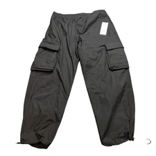 Alo Mens Cargo Trousers Black Voyage Utility Cargo Pants Performance Stretch 2XL