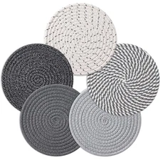 7 Inch Heat Resistant Trivets for Pots Pans Hot Dishes Kitchen Countertop Table