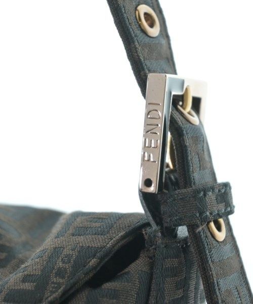 FENDI Zucchini Pattern Handbag 8BR004 Brown Black Women From Japan thumbnail 16