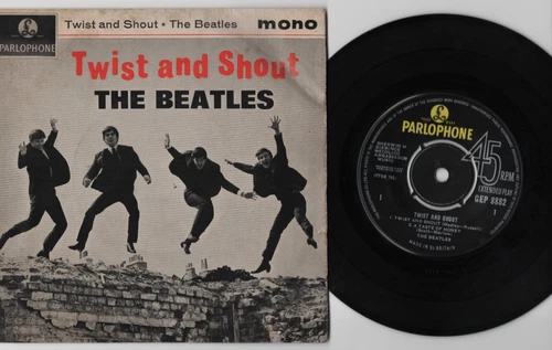 BEATLES - 'Twist & Shout EP' 7" 45rpm PS PARLOPHONE VG/VG 1963 (GEP 8882)