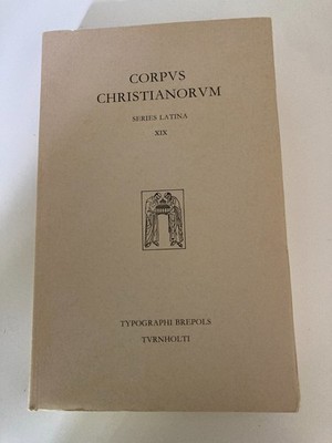 Corpus Christianorum Series Latina XIX Apponius Brepols Turnholti 1986 French