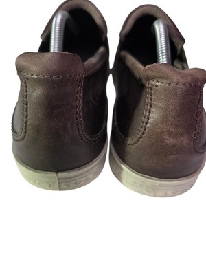 Mens 11 45 ECCO Collin 2.0 Brown Leather Suede Slip On Casual Shoes Sneakers SB5 ECCO Men main image 4