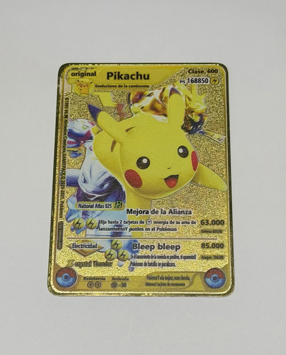 Pikachu Pokémon TCG Metal XY Individual Collectible Card Game