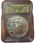 20th Anniversary Set American Silver Eagle ICG 1999 MS-69