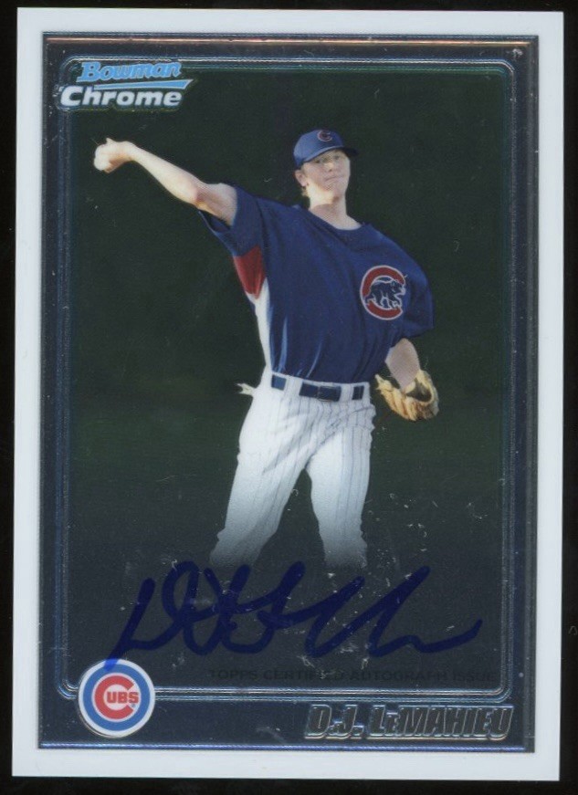 2010 DJ LeMahieu Bowman Chrome Prospects Auto Autograph #BCP110