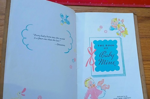 Vintage Unused Baby Book 1962 Rome NY Oneida County Advertising