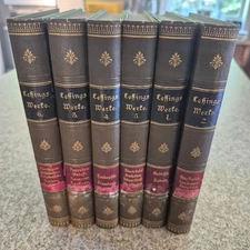 Gotthold Ephraim Lessing’s Collected Works 6 Book Set in German