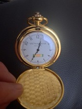 Vintage Vietnam Memorial Pocket Watch 1959-1975 Gold Tone