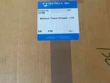 New Cavey  CO McILWAN MTC/2E Tissue Chopper Ted Pella 10180 115v McILWAIN Mickle