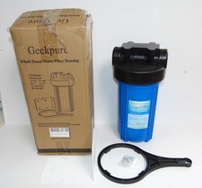 Geekpure 10 Inch Whole House Water Filter Housing 1"NPT Fit 4.5" x 10" Filter