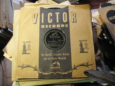 1937 BENNY GOODMAN Quartet Lionel Hampton TEA FOR TWO/ Runnin' Wild VICTOR 25529