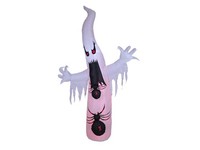 INNA-Glas Deko Halloween Geist Crescentia, Mit Spinnen, 125X65X235Cm