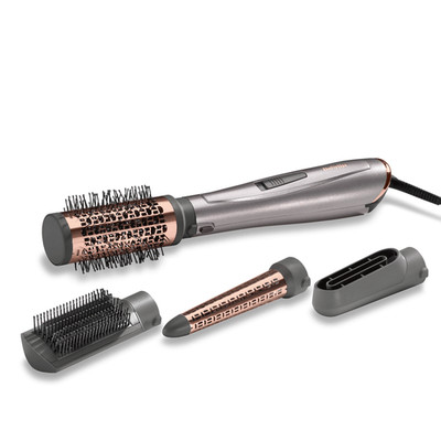 BaByliss Air Style 1000 Warmluftbürste silber mit 4 Aufsätzen (2. Wahl)