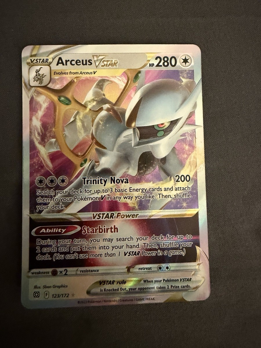 arceus pokemon card brilliant stars Pokemon Arceus VSTAR 176/172 PSA 10 – Zapp! Comics main image 0
