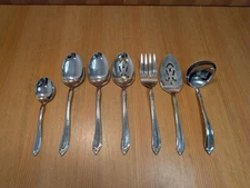 Oneida Craft Deluxe SHORELINE Stainless Steel 7pc. Serving Set Spoon Ladle Lot