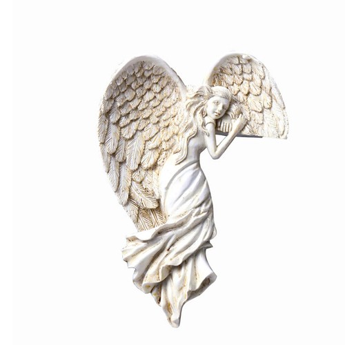 Handcrafted Resin Angel Wings Figurine Door Frame Ornament for Home Decor - Picture 2 of 15