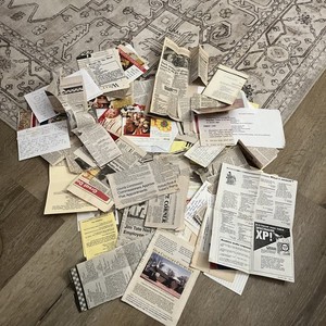 Large Lot of Vintage Recipes Handwritten, Clipped, Meals, Desserts