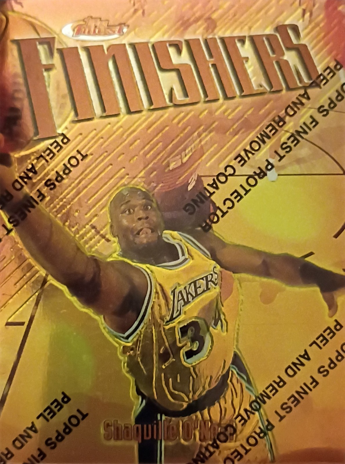 1997 Finest #50 Shaquille O'Neal Refractors