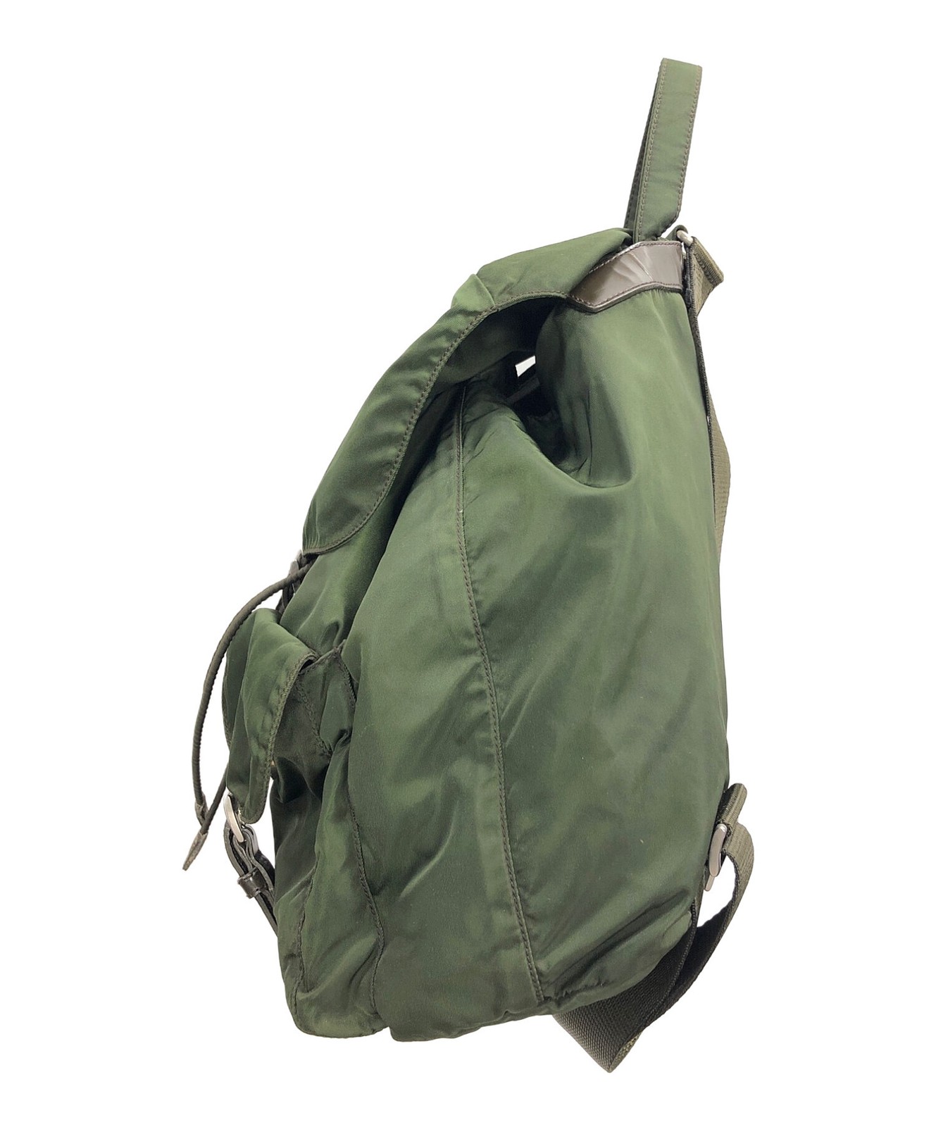 Prada Backpack Daypack Triangle Logo Tessuto Nylo… - image 2